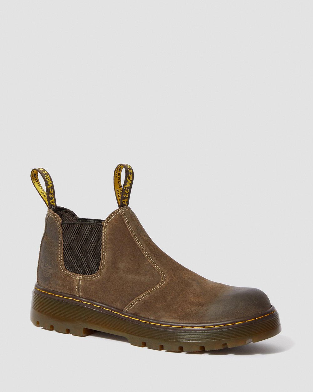 Dr Martens Hardie Suede Chelsea Pracovné Topánky Damske ( Tmavo Hnede ) SK 017-FULDGX